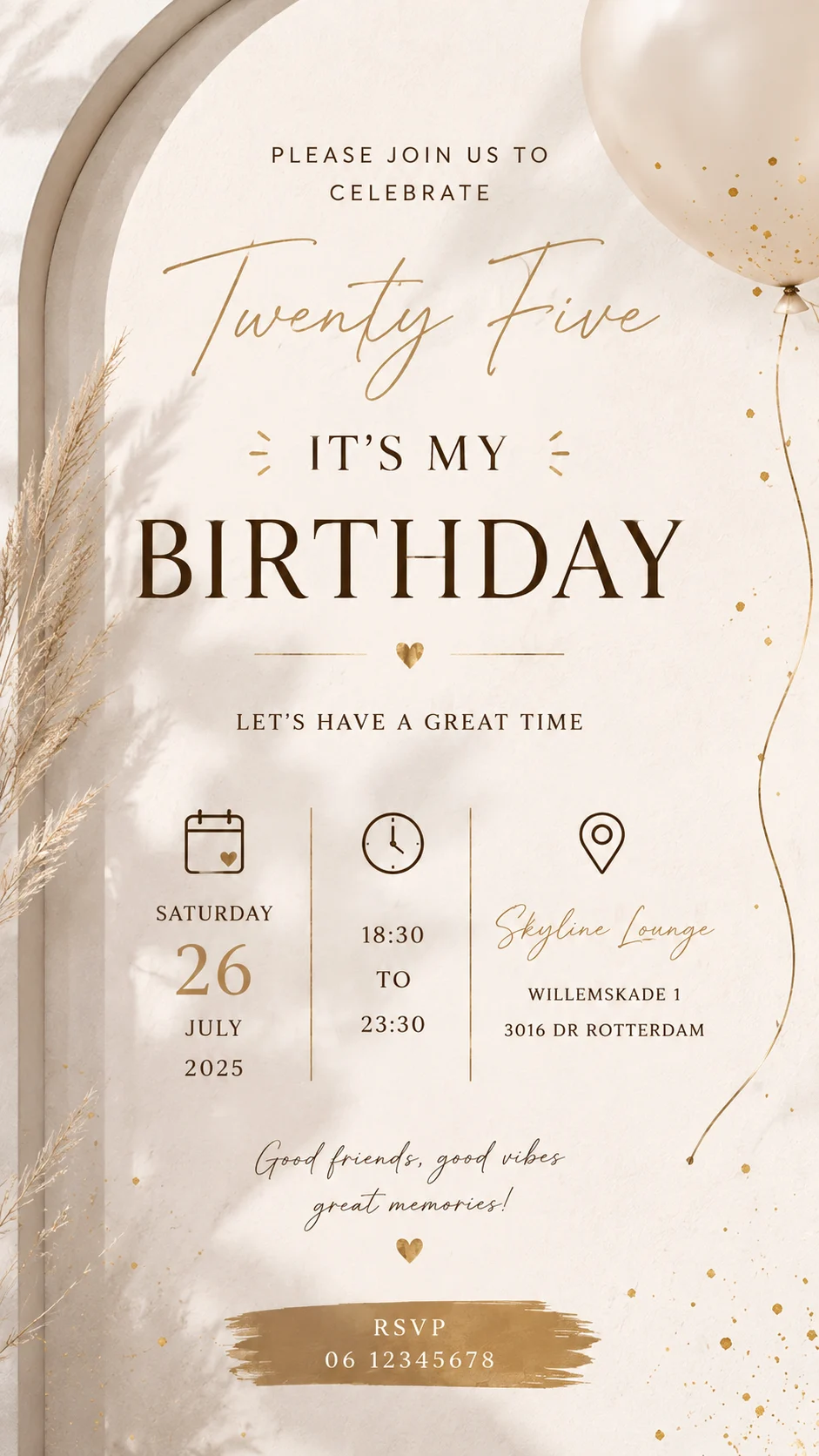 Minimal cream 25 jaar