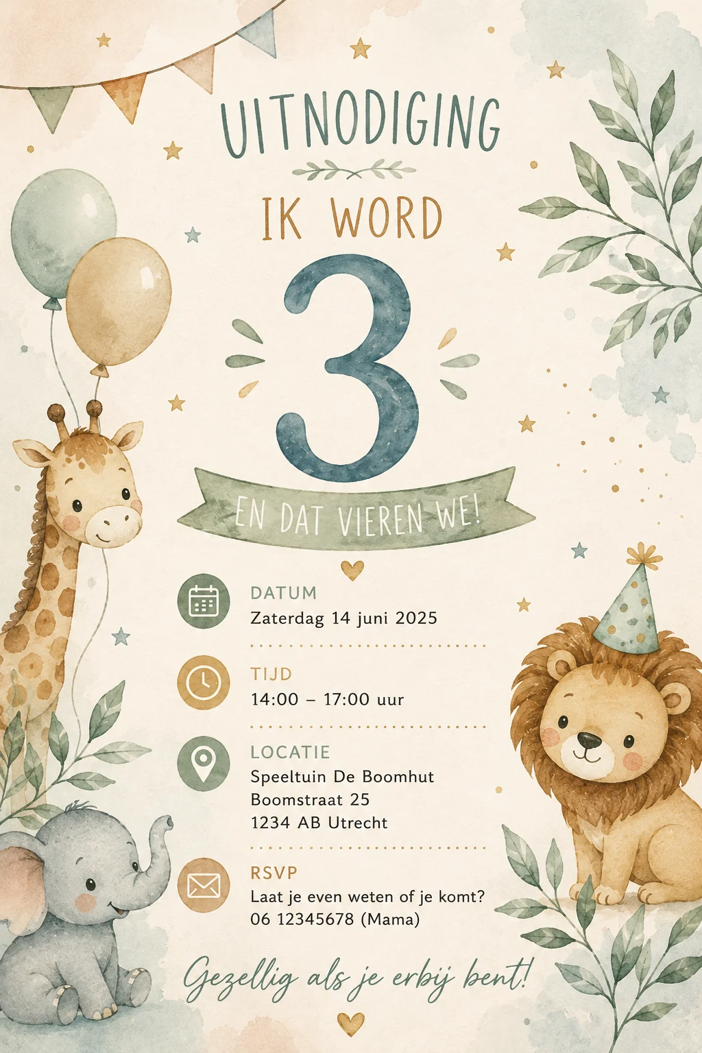 Safari 3 jaar