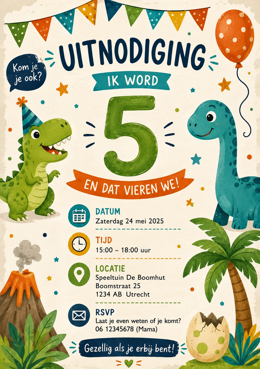 Dino 5 jaar